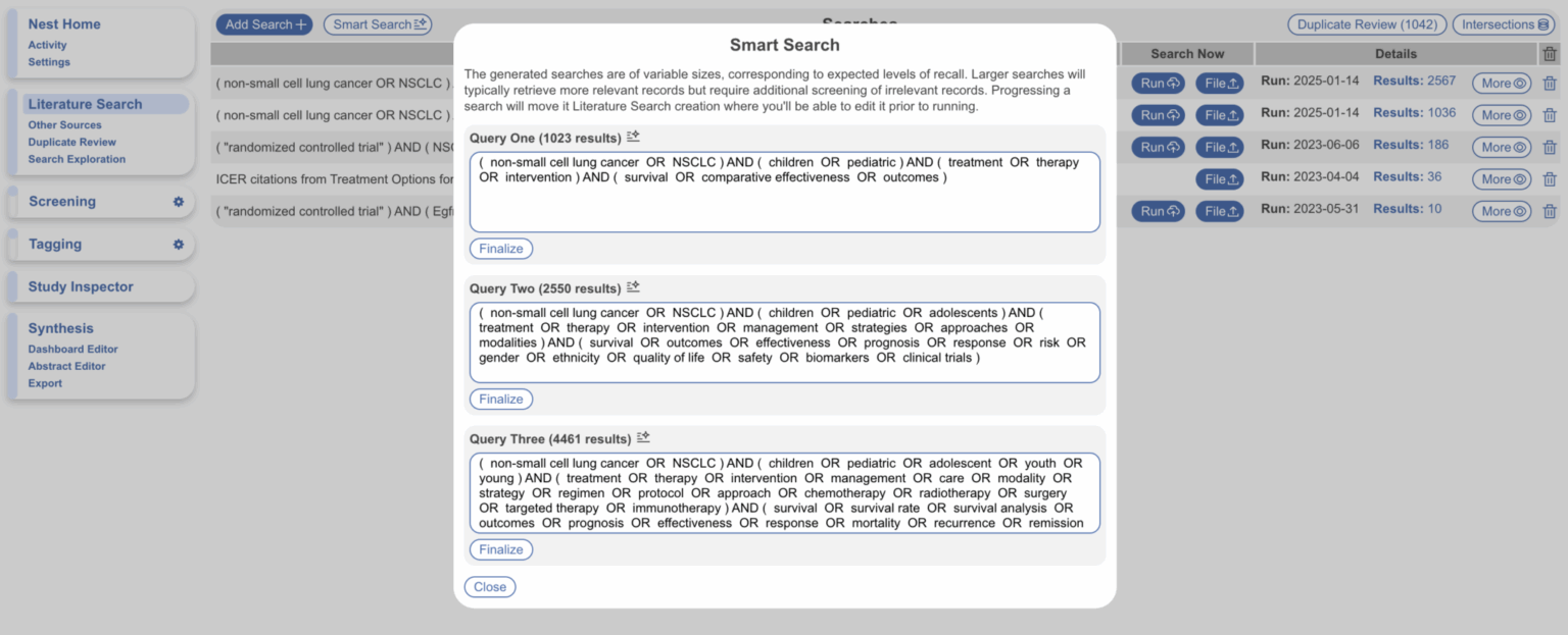 Artificial Intelligence in Nested Knowledge – Nested Knowledge