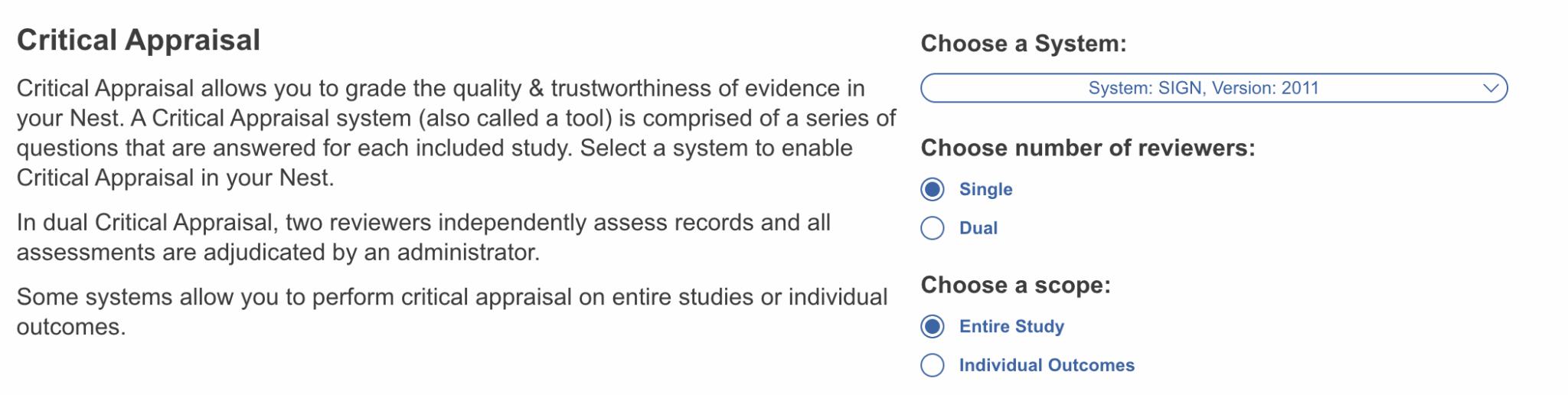 Nest Settings – Nested Knowledge