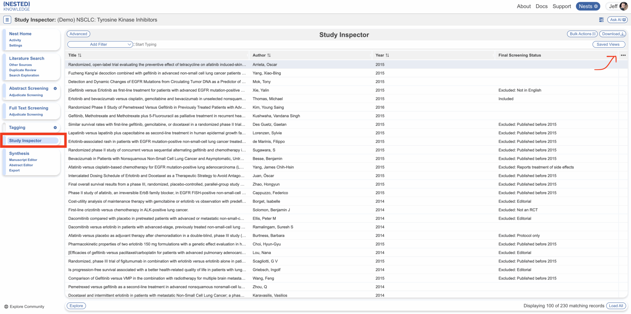 Reference IDs – Nested Knowledge