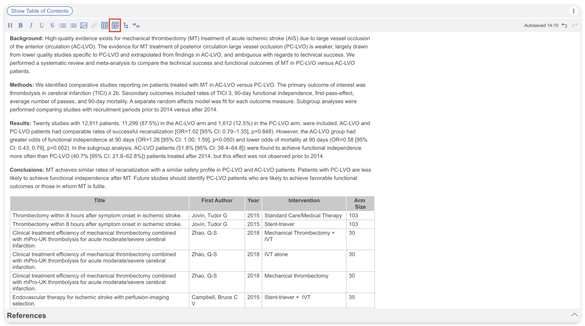 Manuscript Editor – Nested Knowledge