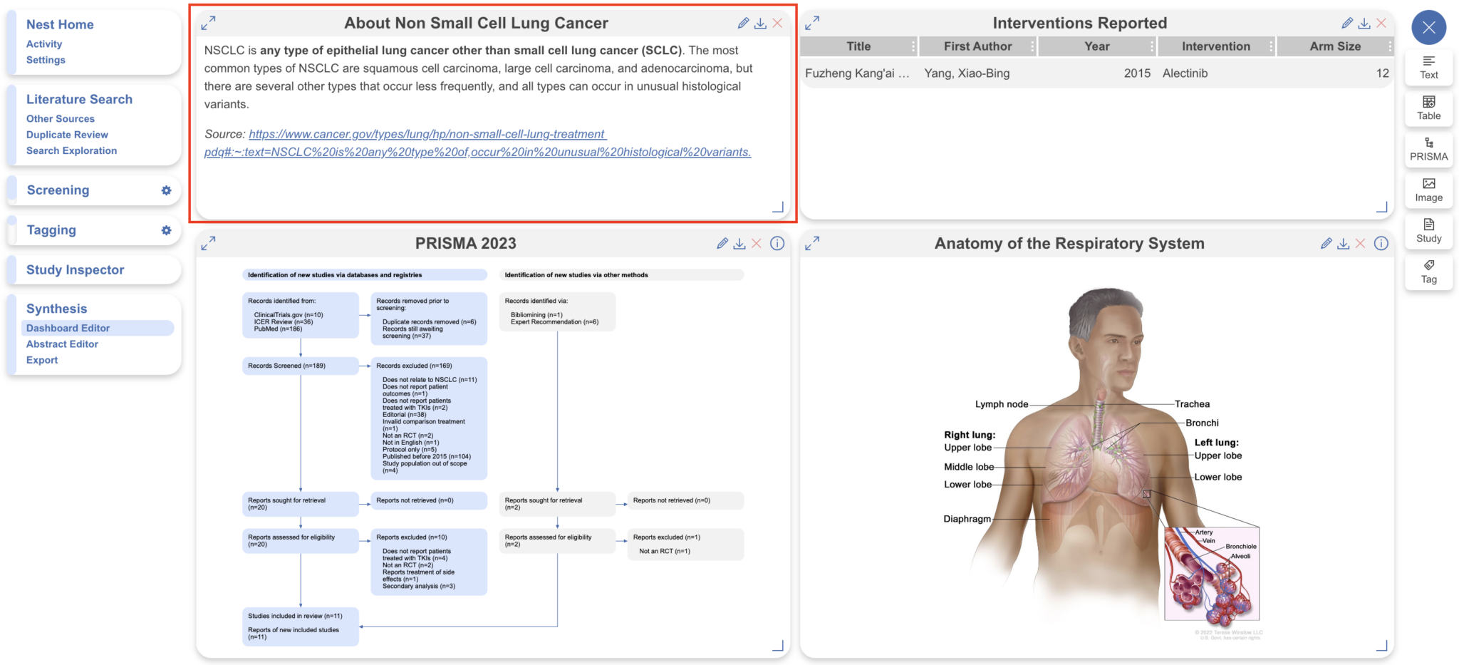 Dashboard Editor – Nested Knowledge