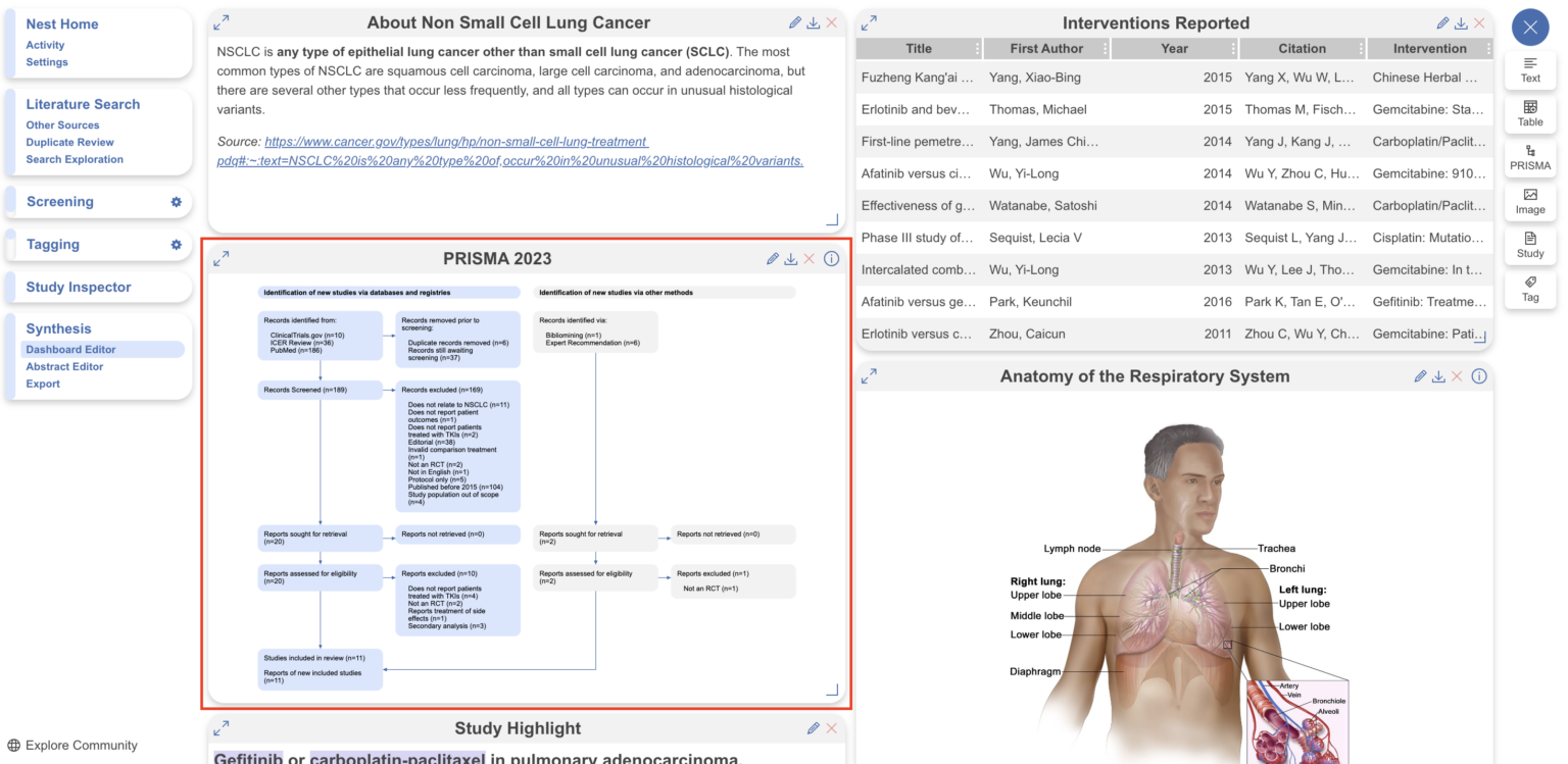 Dashboard Editor – Nested Knowledge
